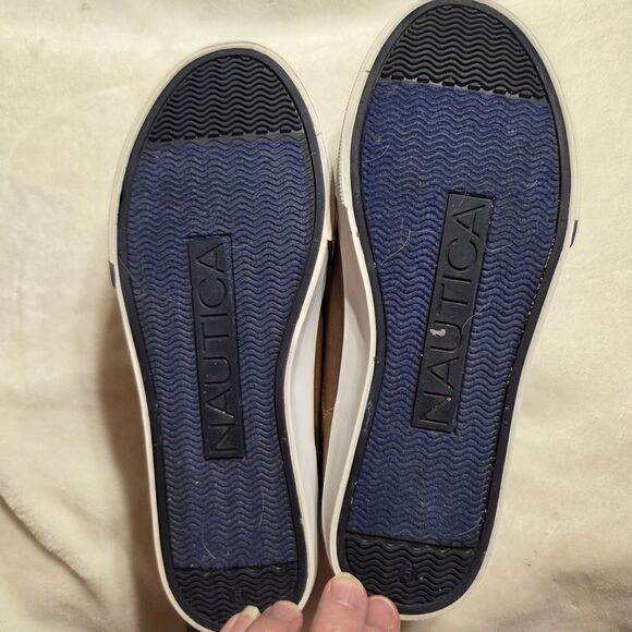 Nautica Berrian Youth Boys Brown Sneakers US 5 UK 4 EU 37 Man Made Materials - Picture 6 of 9